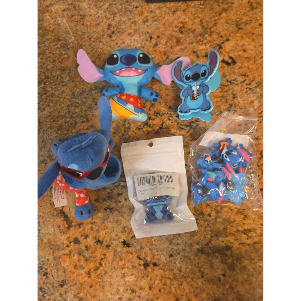 collectible plush and plastic toys based on the character Stitch from Disney's "
